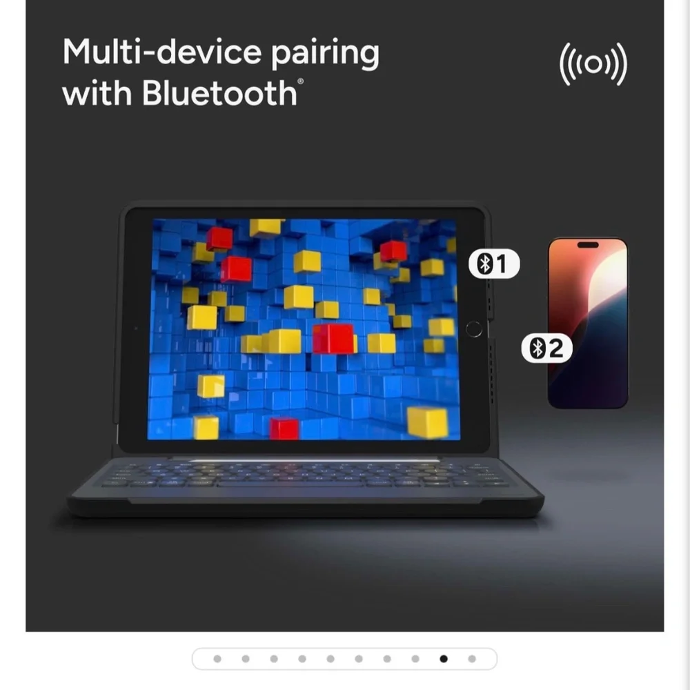 ZAGG BRAND NEW NOT OPENED RUGGED KEYBOARD FITS IPAD 10.2  GEN7-9 - Picture 9 of 11